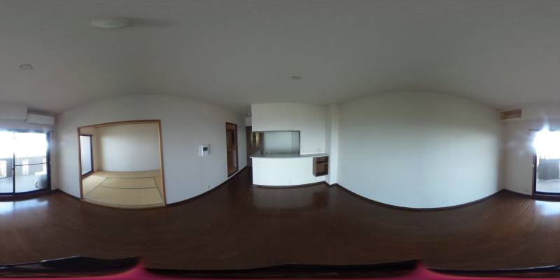 パノラマ画像リビング