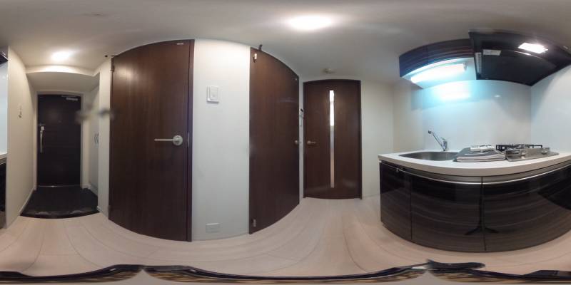 パノラマ画像キッチン