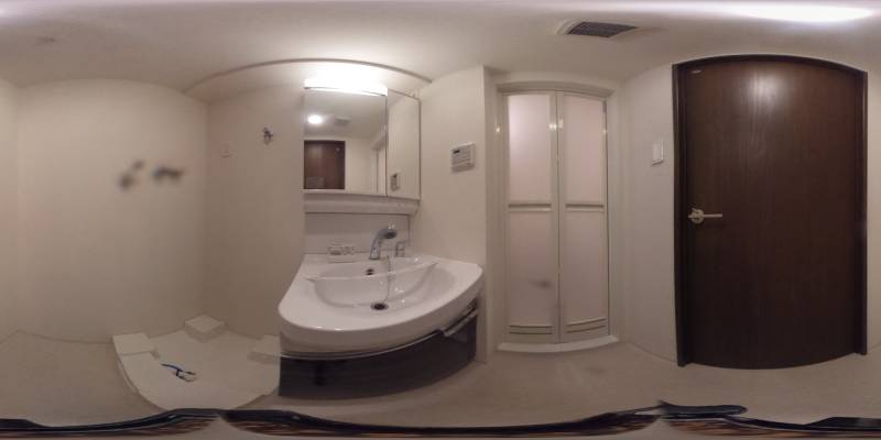 パノラマ画像洗面所