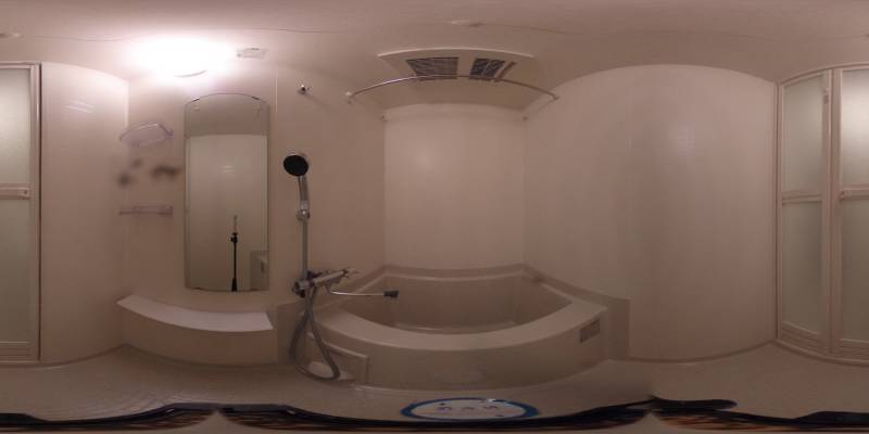 パノラマ画像バスルーム