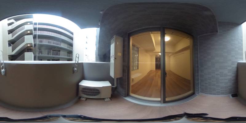 パノラマ画像バルコニー