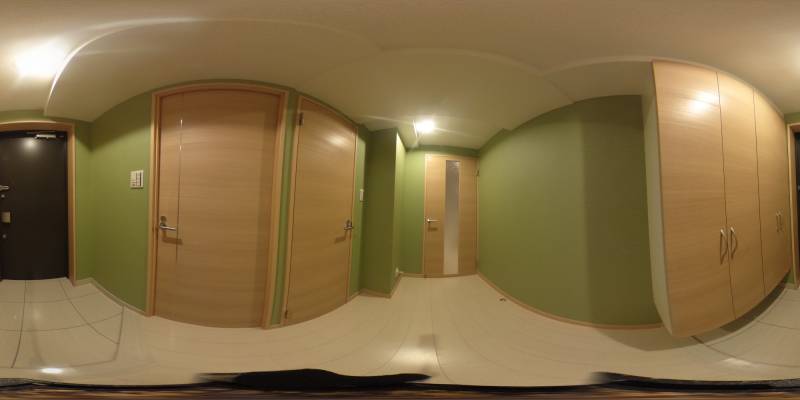 パノラマ画像玄関