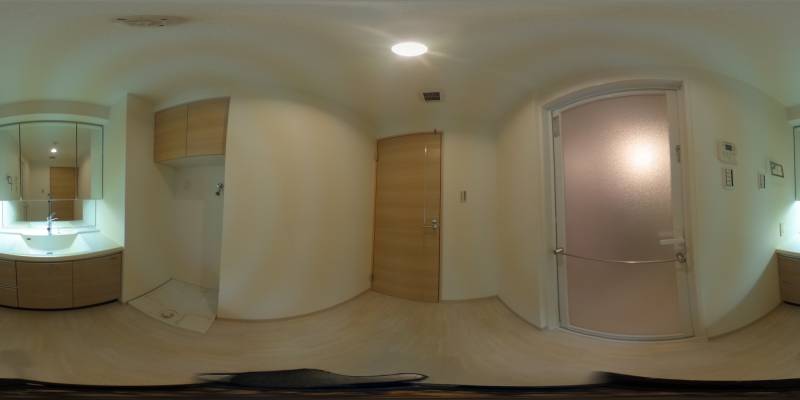パノラマ画像洗面所