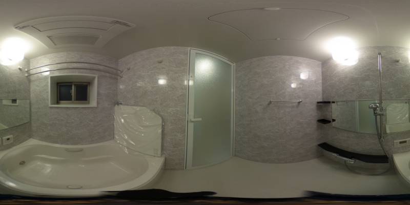 パノラマ画像バスルーム