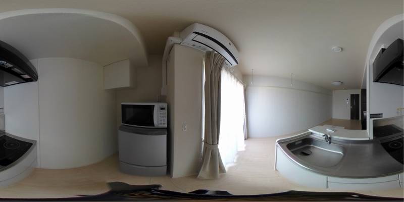 パノラマ画像キッチン