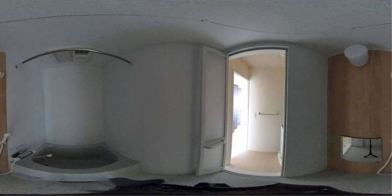 パノラマ画像バスルーム