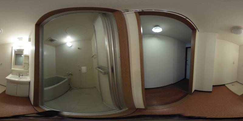 パノラマ画像バスルーム