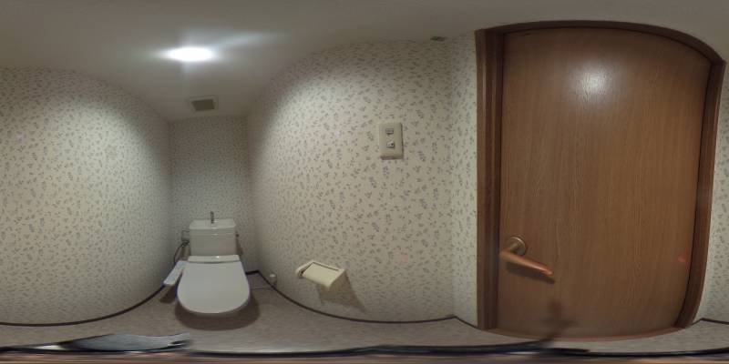 パノラマ画像トイレ