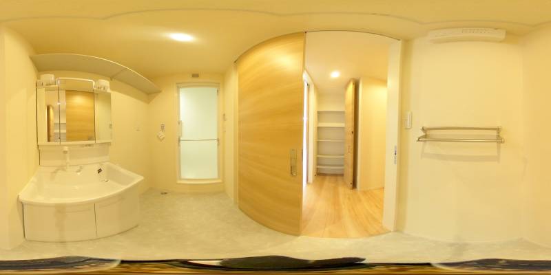 パノラマ画像洗面所