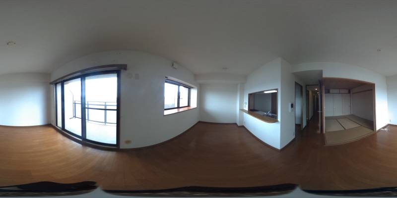 パノラマ画像リビング