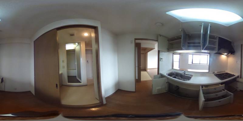 パノラマ画像キッチン