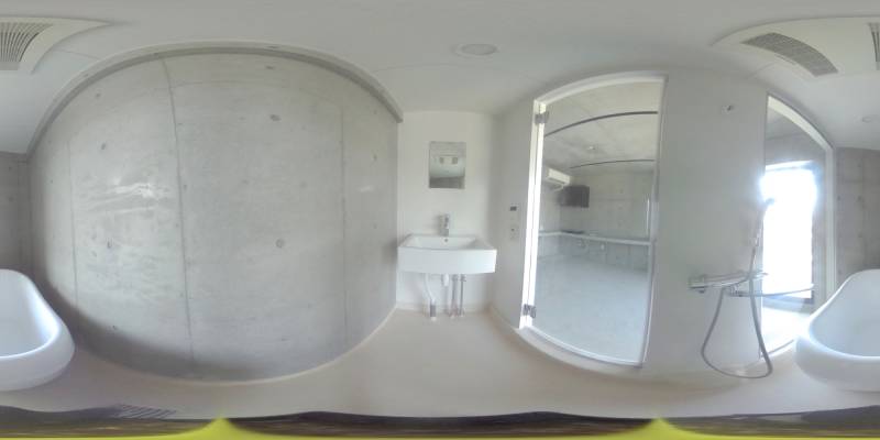 パノラマ画像バスルーム