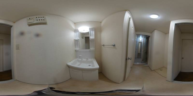 パノラマ画像洗面所