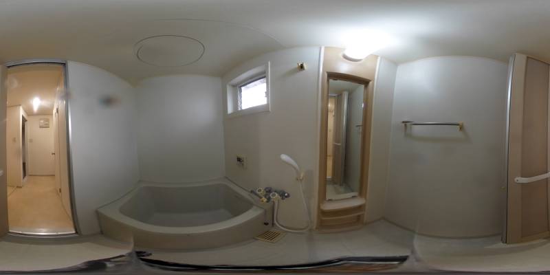 パノラマ画像バスルーム