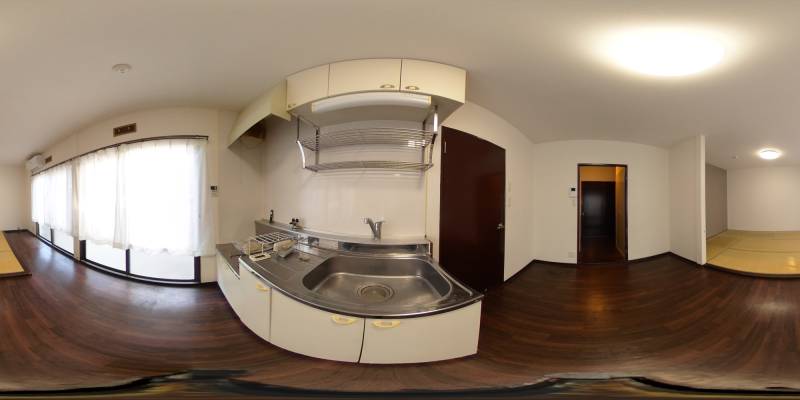 パノラマ画像キッチン