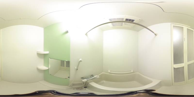 パノラマ画像バスルーム