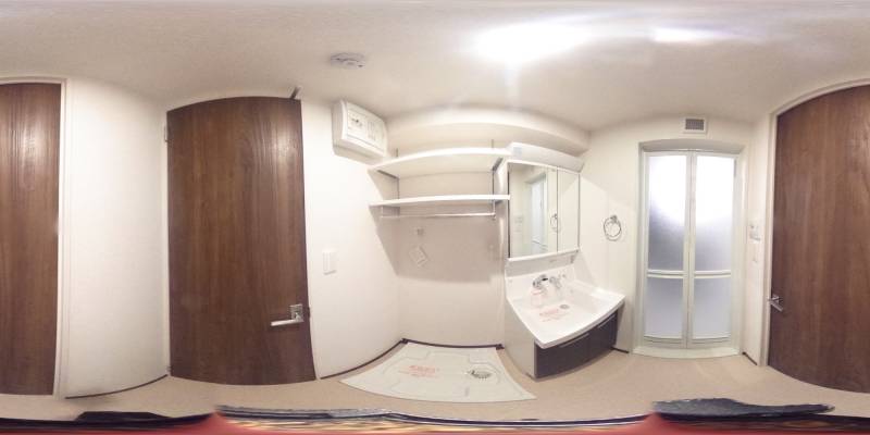 パノラマ画像洗面所