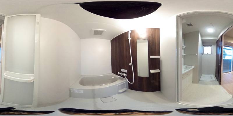 パノラマ画像バスルーム