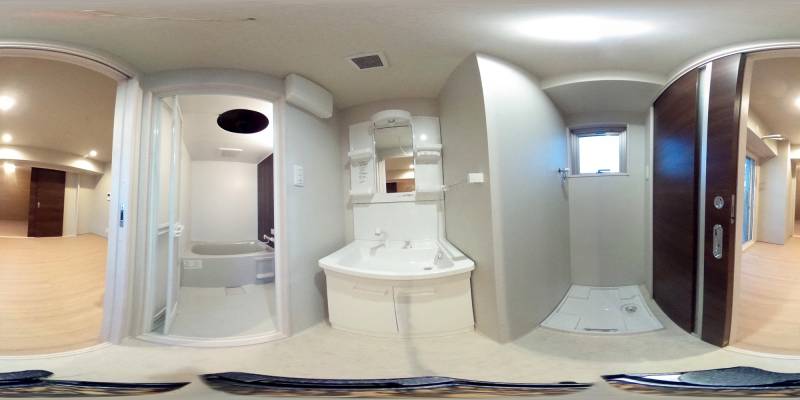 パノラマ画像洗面所