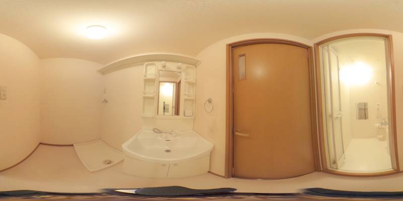 パノラマ画像洗面所