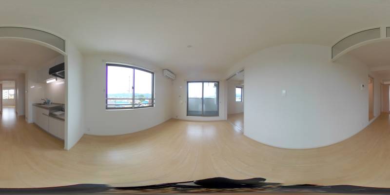 パノラマ画像リビング