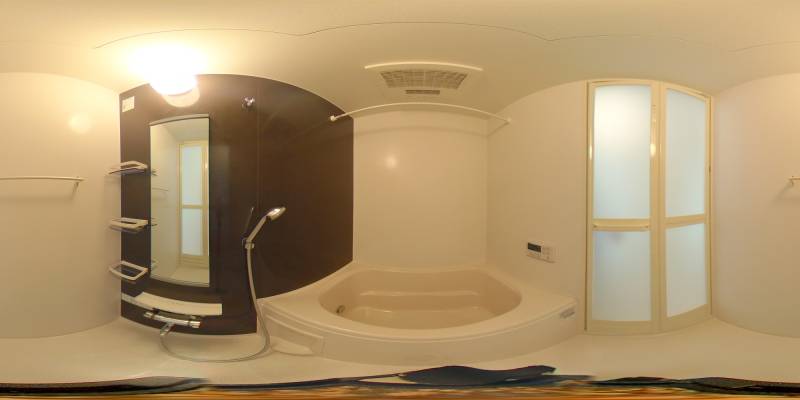 パノラマ画像バスルーム