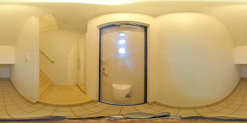 パノラマ画像玄関