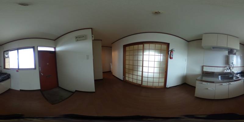 パノラマ画像キッチン