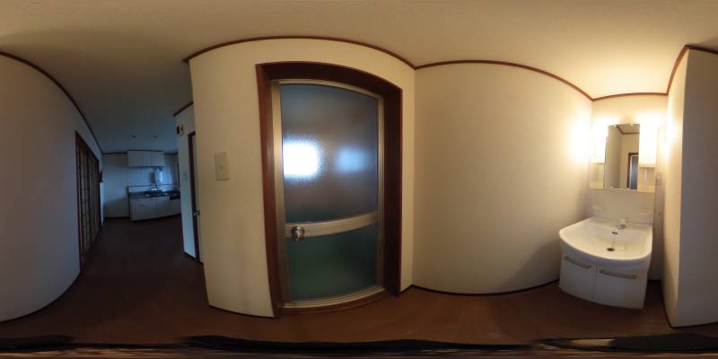 パノラマ画像洗面所