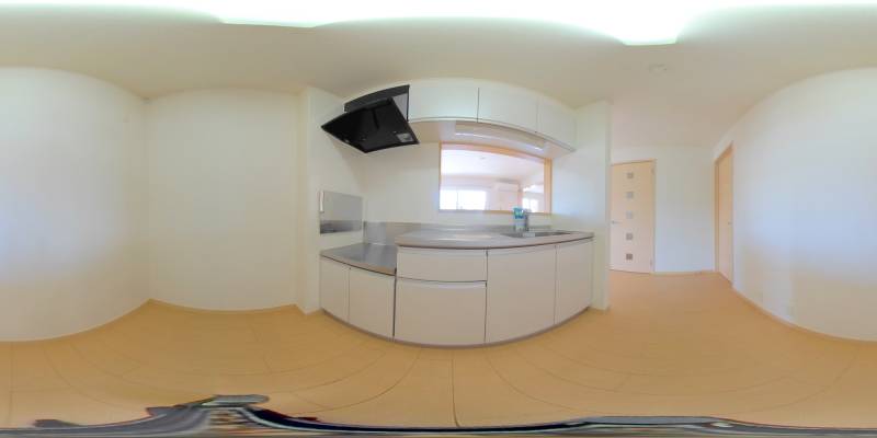 パノラマ画像キッチン