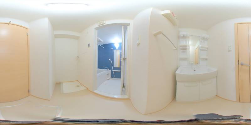 パノラマ画像洗面所