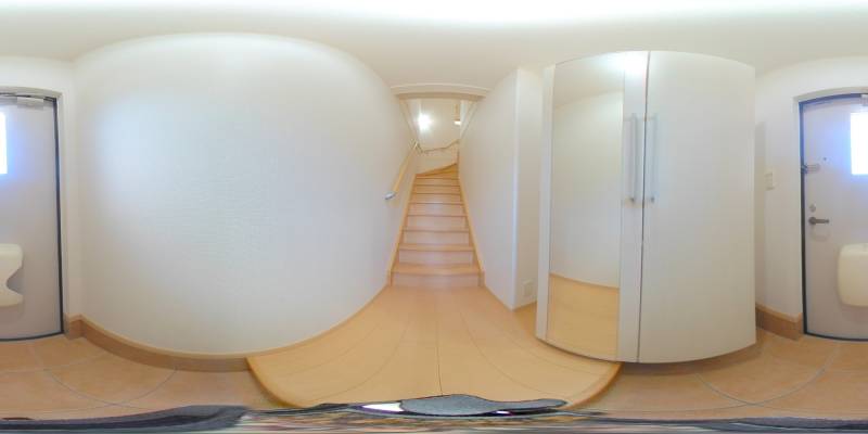 パノラマ画像玄関