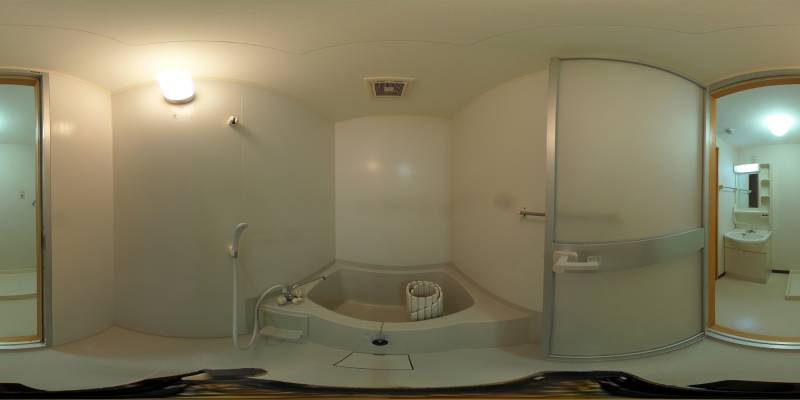 パノラマ画像バスルーム