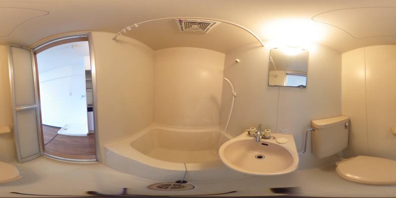 パノラマ画像バスルーム