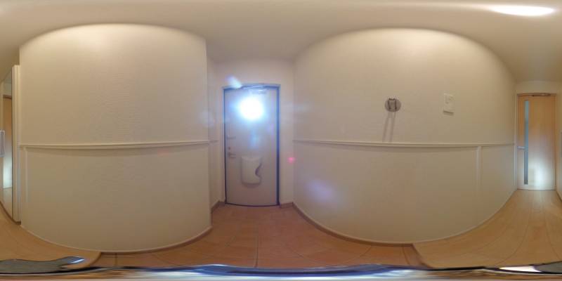 パノラマ画像玄関