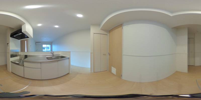 パノラマ画像キッチン