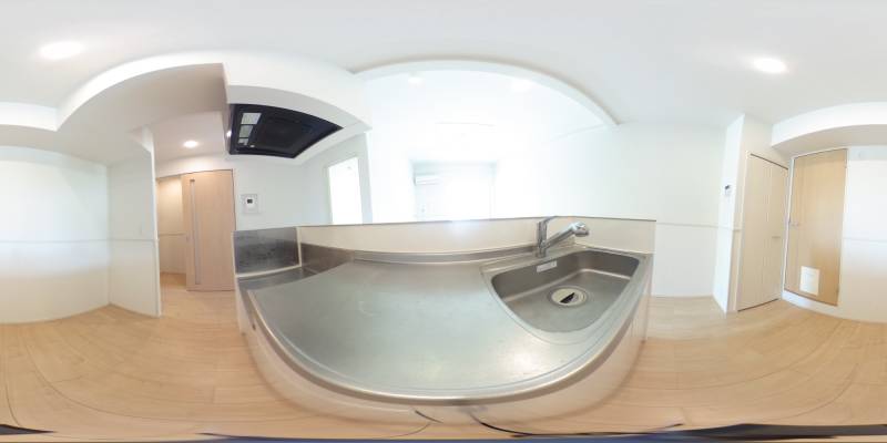 パノラマ画像キッチン