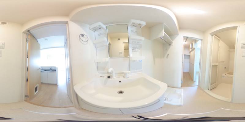 パノラマ画像洗面所