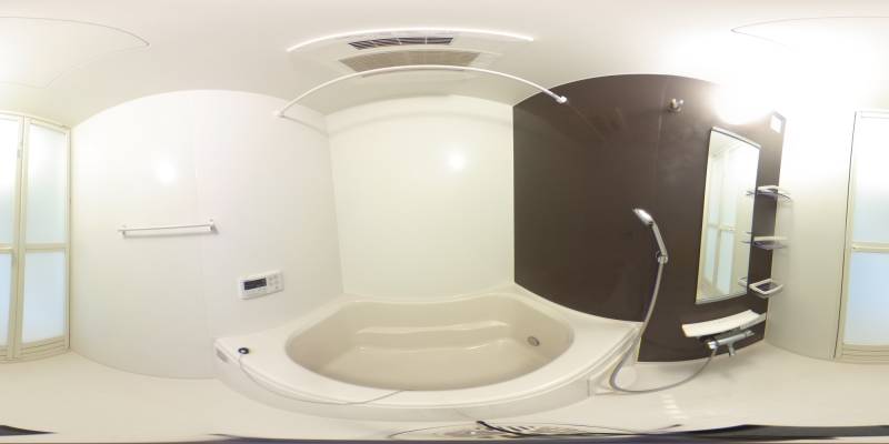 パノラマ画像バスルーム