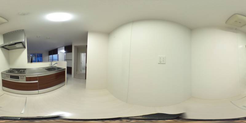 パノラマ画像キッチン