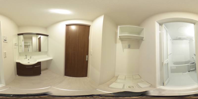 パノラマ画像洗面所