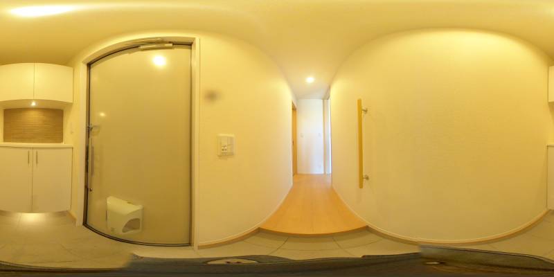 パノラマ画像玄関