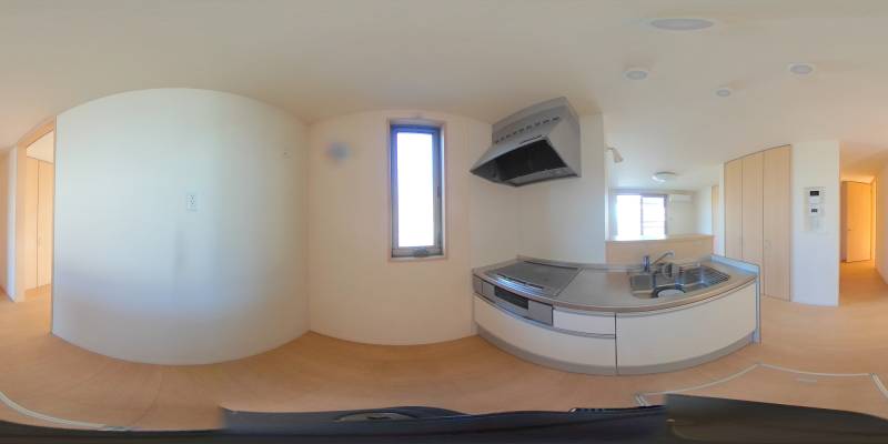 パノラマ画像キッチン