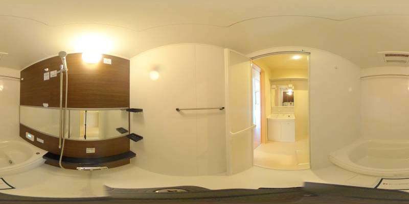 パノラマ画像バスルーム