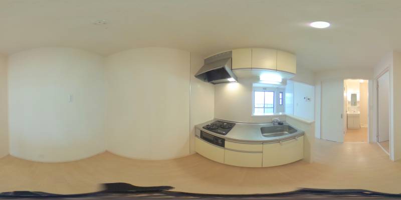 パノラマ画像キッチン