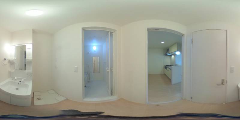 パノラマ画像洗面所