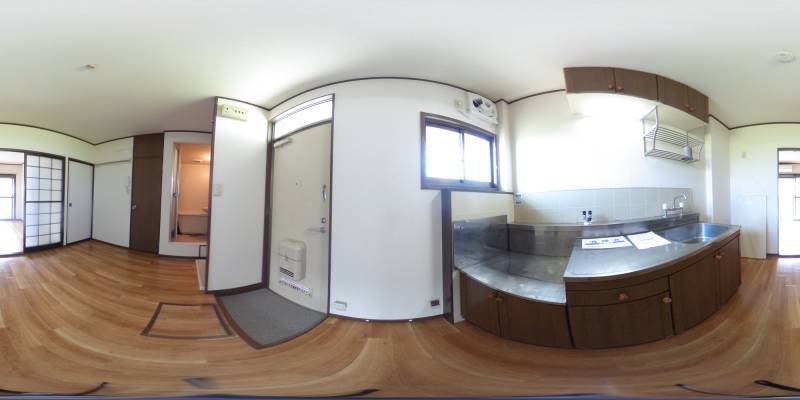 パノラマ画像キッチン