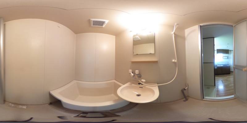 パノラマ画像バスルーム