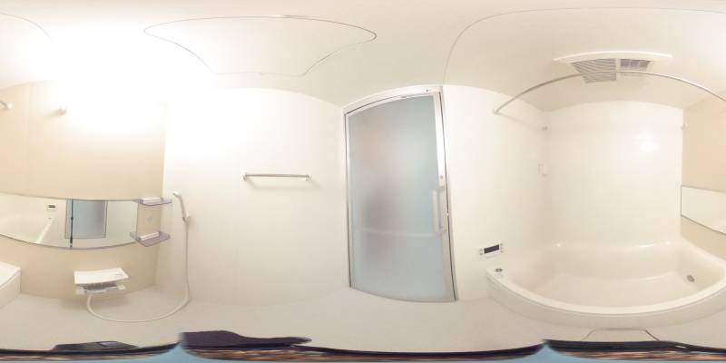 パノラマ画像バスルーム