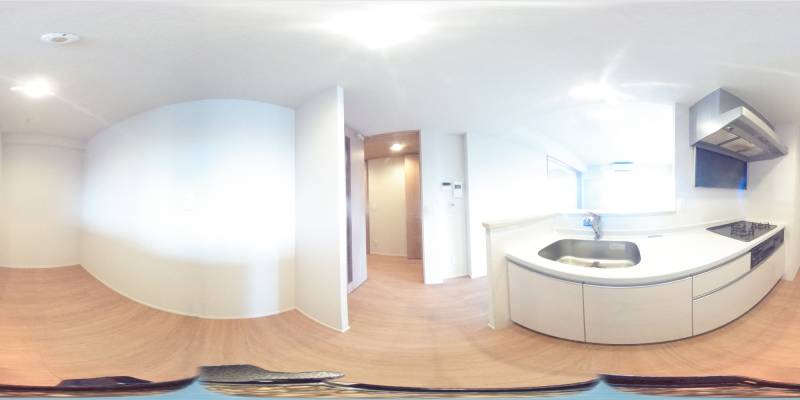 パノラマ画像キッチン